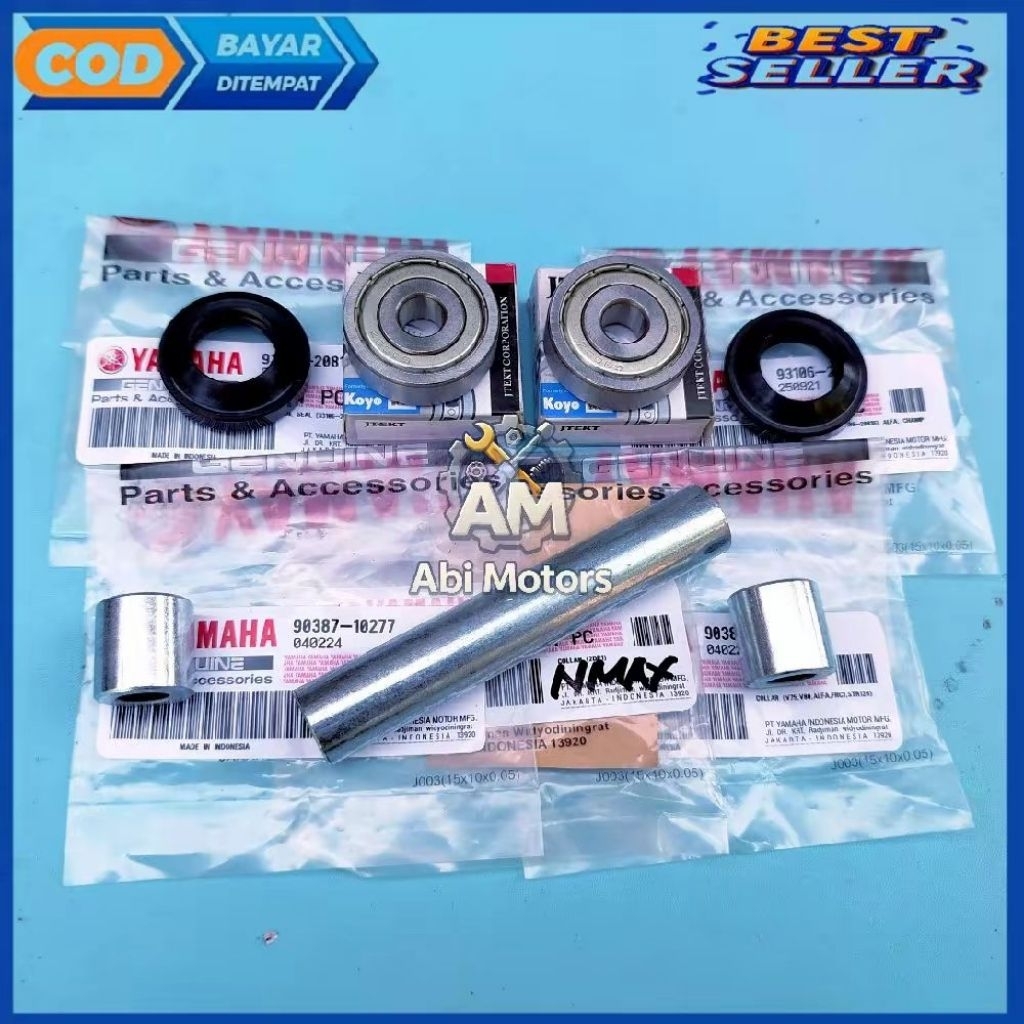 SEAL,BEARING,BOSH RODA DEPAN YAMAHA NMAX AEROX/BOSH BOS SEAL SIL BEARING LAHAR LAHER LAKER KLAHER RO