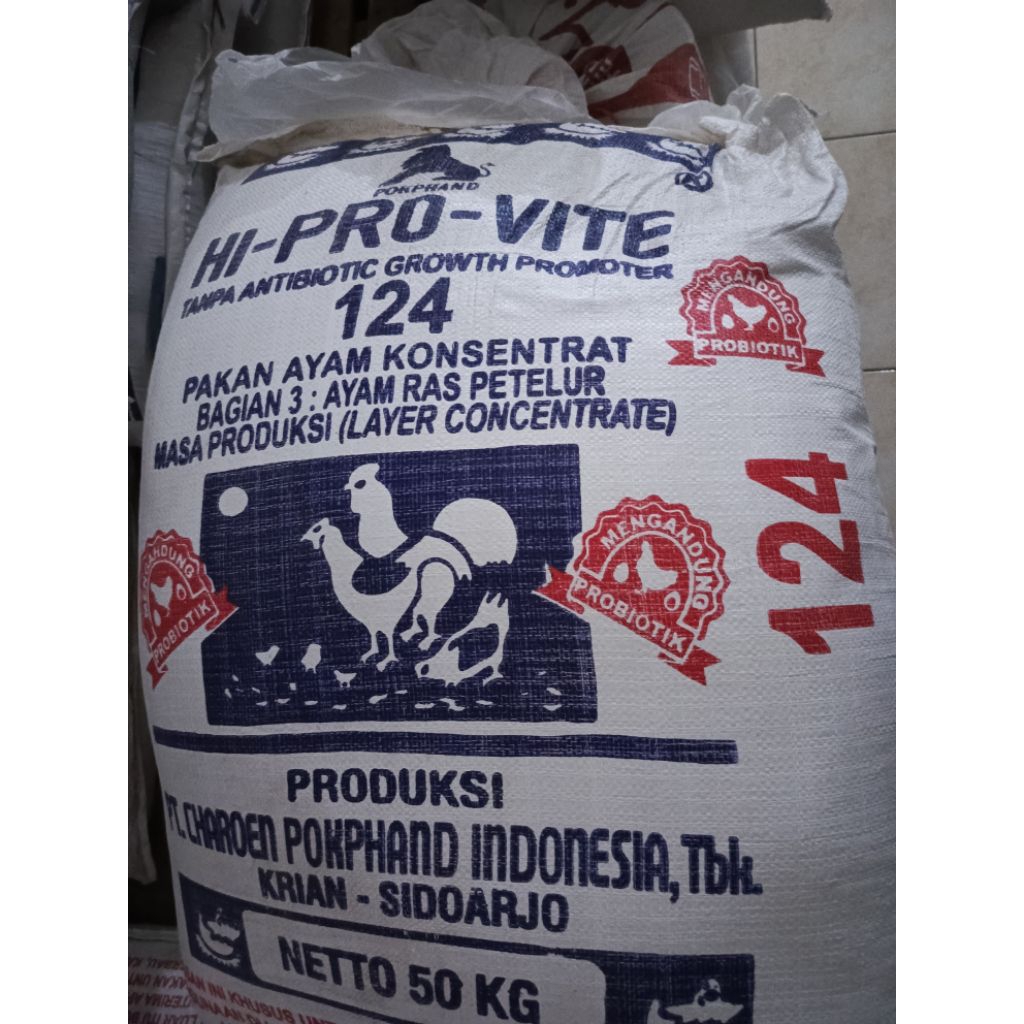 ( 50 Kg ) 124. Pakan Ayam Petelur ( Konsentrat )