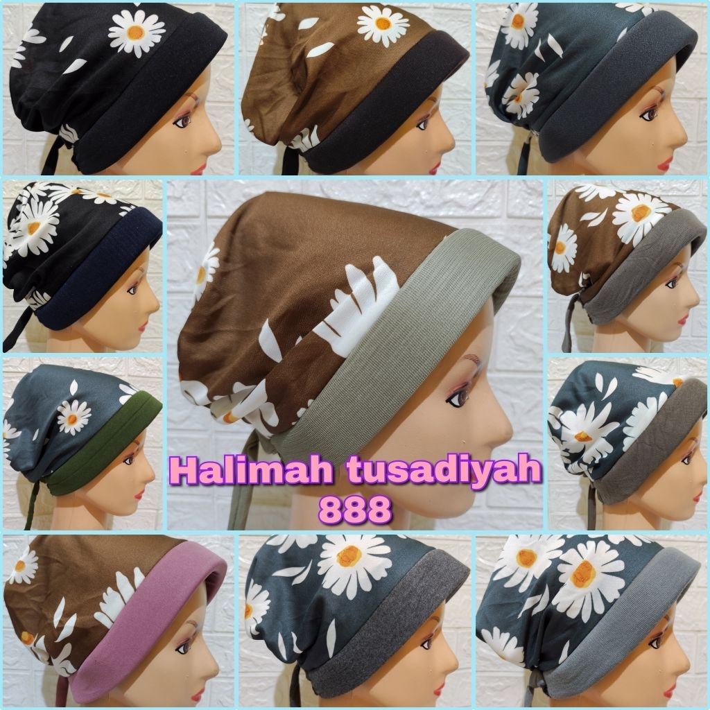 kupluk rajut Ciput topi Kerpus hijab instan umroh haji lebaran idul Fitri bisa cod