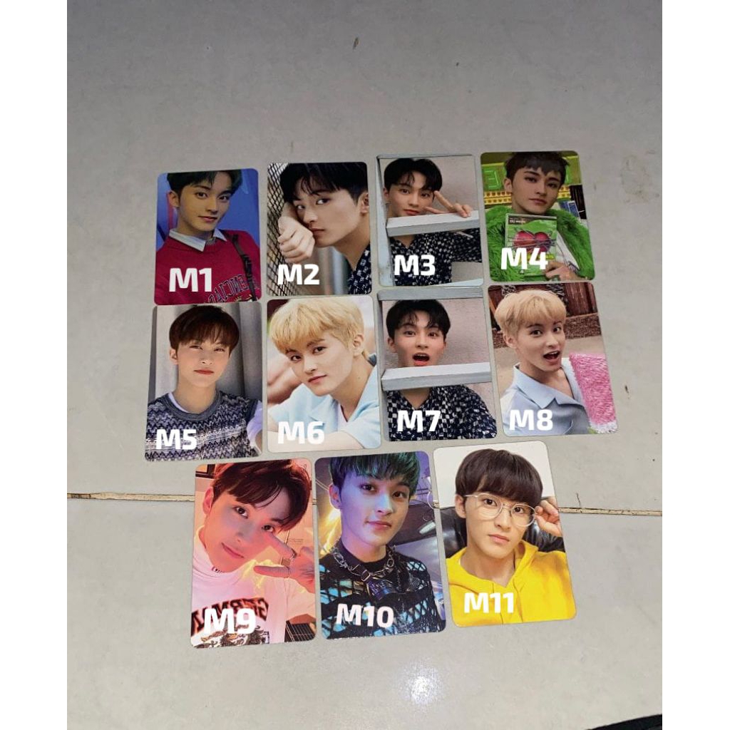 (Ready CLEARANCE Baca Desc) Photocard PC Mark NCT 127 | Dicon Nature Album Photocard Jaehyun Jhonny 