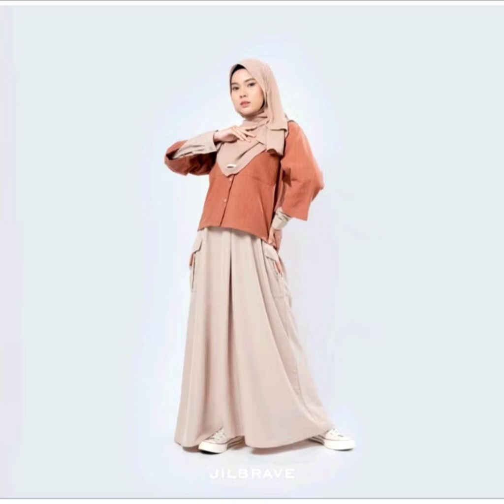 Ishana Dress by Jilbrave Size XL Brick Brown