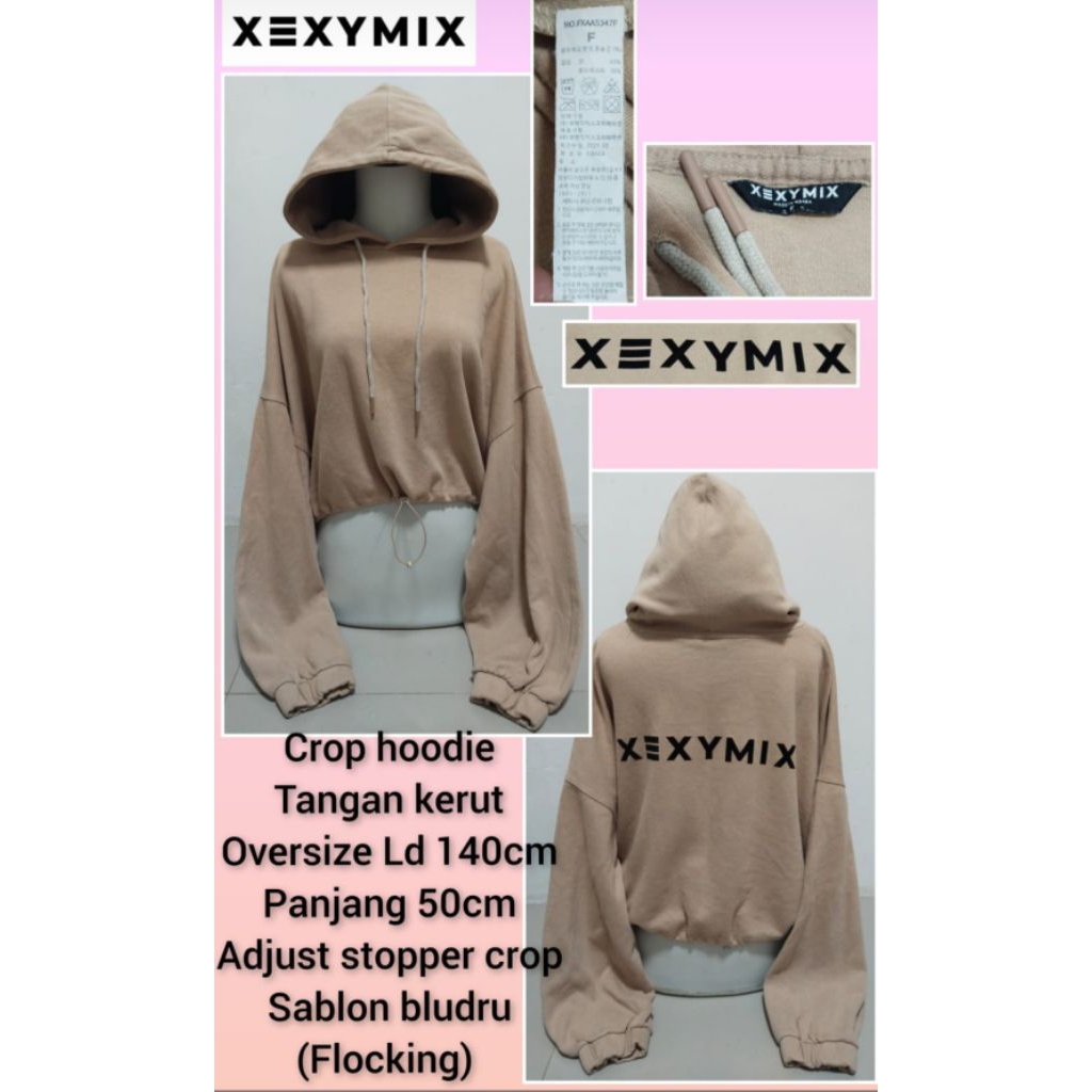 baju crop xeximix