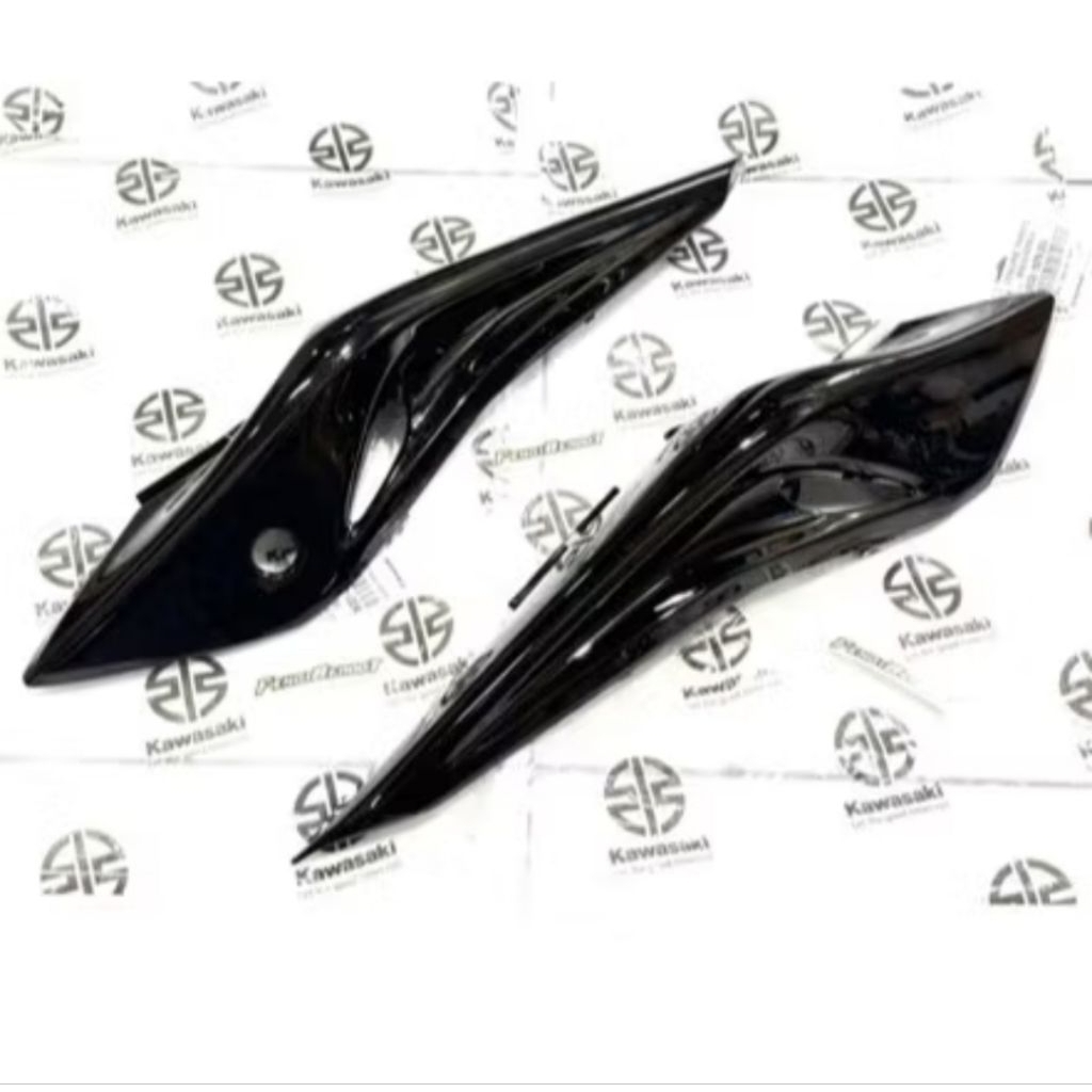 Body Belakang Ninja RR New 1 Set Kanan Kiri Original Kawasaki Full Karbon Celup - Carbon WTP