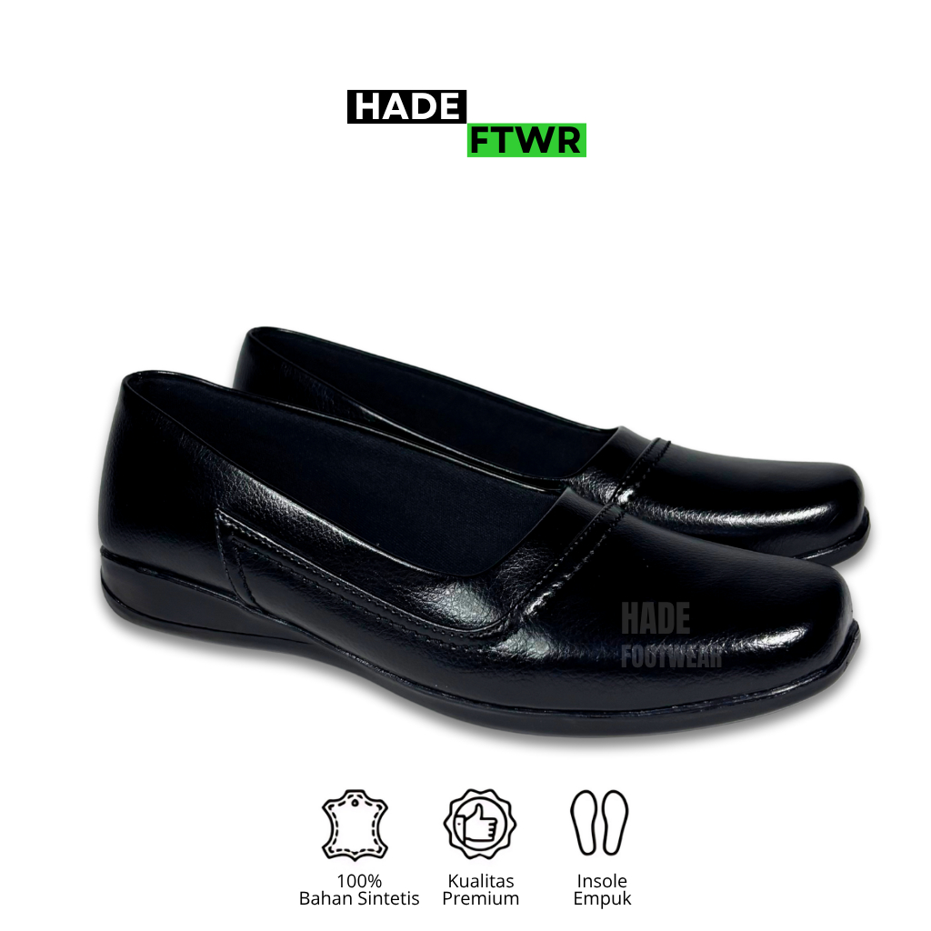 Sepatu Pantofel Kerja Wanita Flat