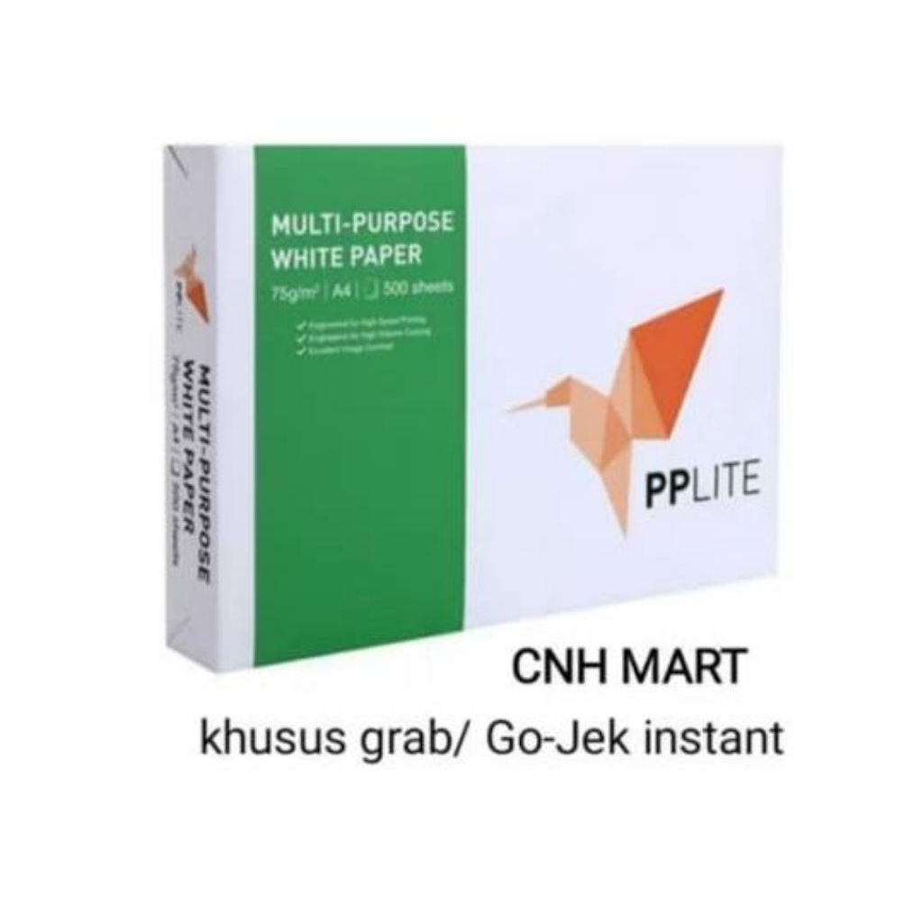 1Dus (5rim) - Kertas HVS F 4 75 Gram Pplite - Kertas Pp Lite F 4 Harga 1 Dus (5 Rim )