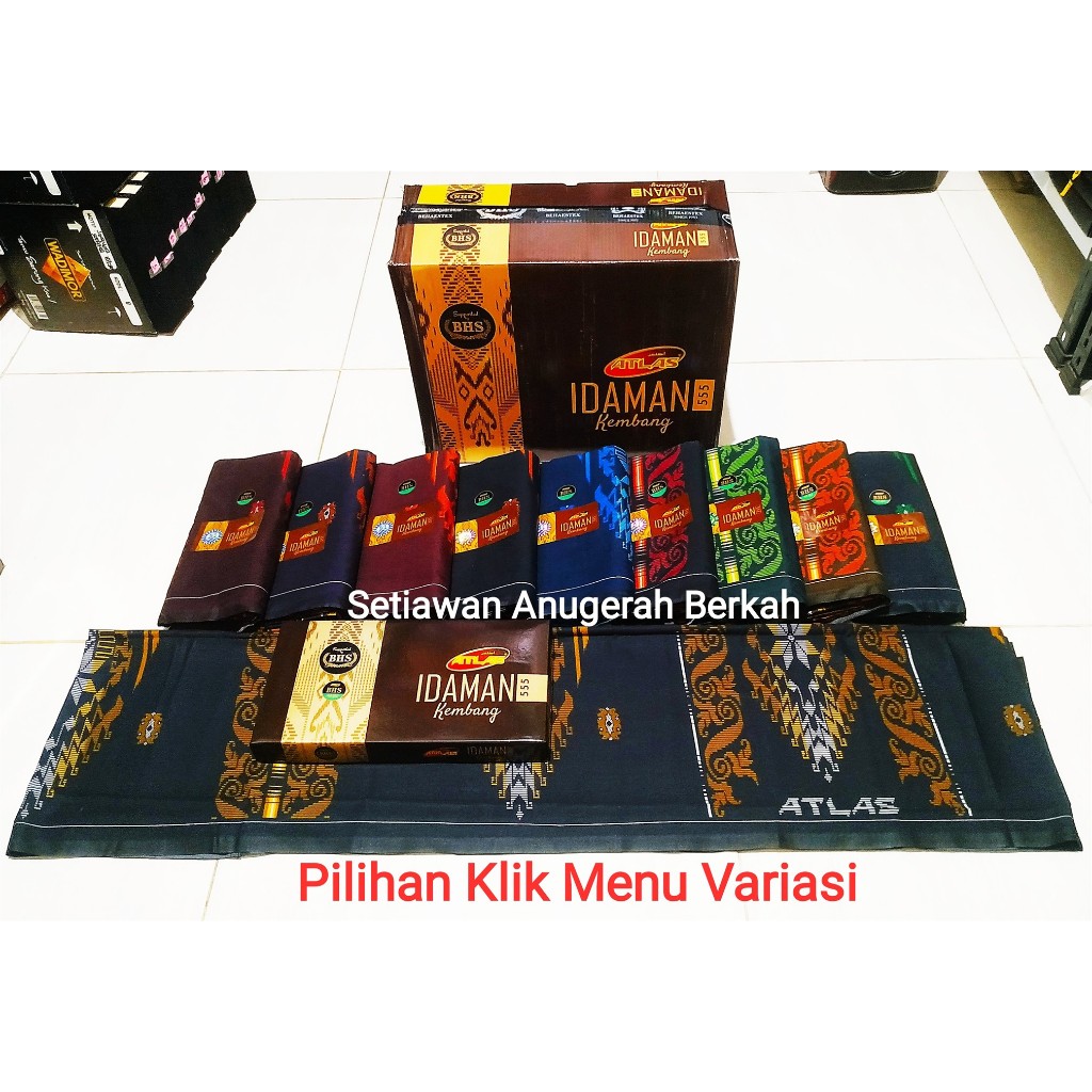 Sarung Atlas Idaman Kembang - Harmoni Gold (Grosir / Ecer)