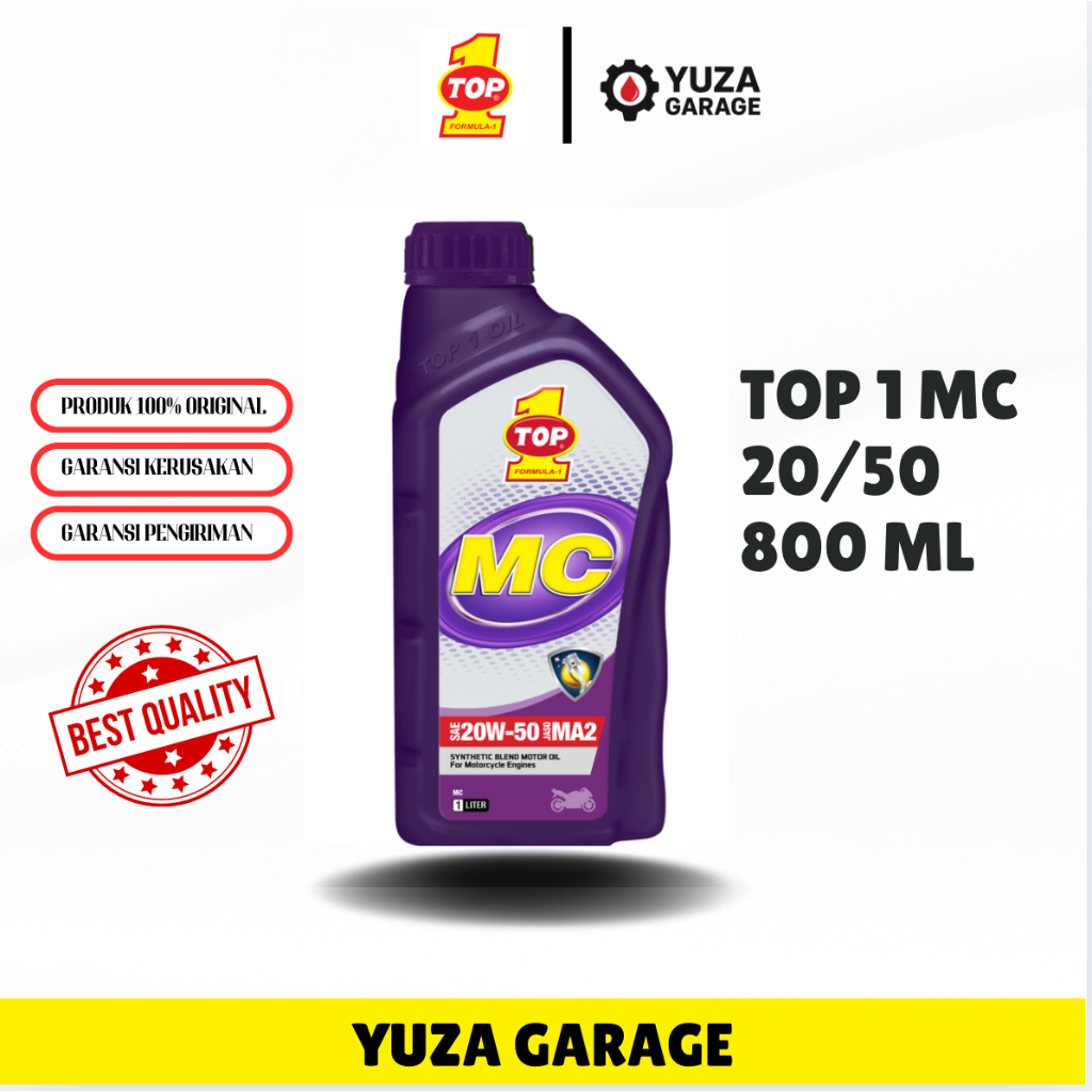 TOP 1 Action Matic 20W-50 – Oli Motor Matic Tangguh & Tahan Panas