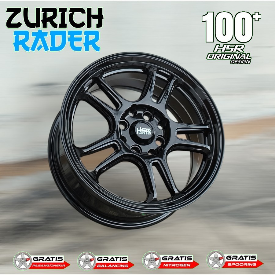 Velg Mobil Ring 15 Vios Agya Sigra Xenia Kijang Kapsul Pelek R15 Hsr Nx-Spo Pcd 4x100 4x114,3