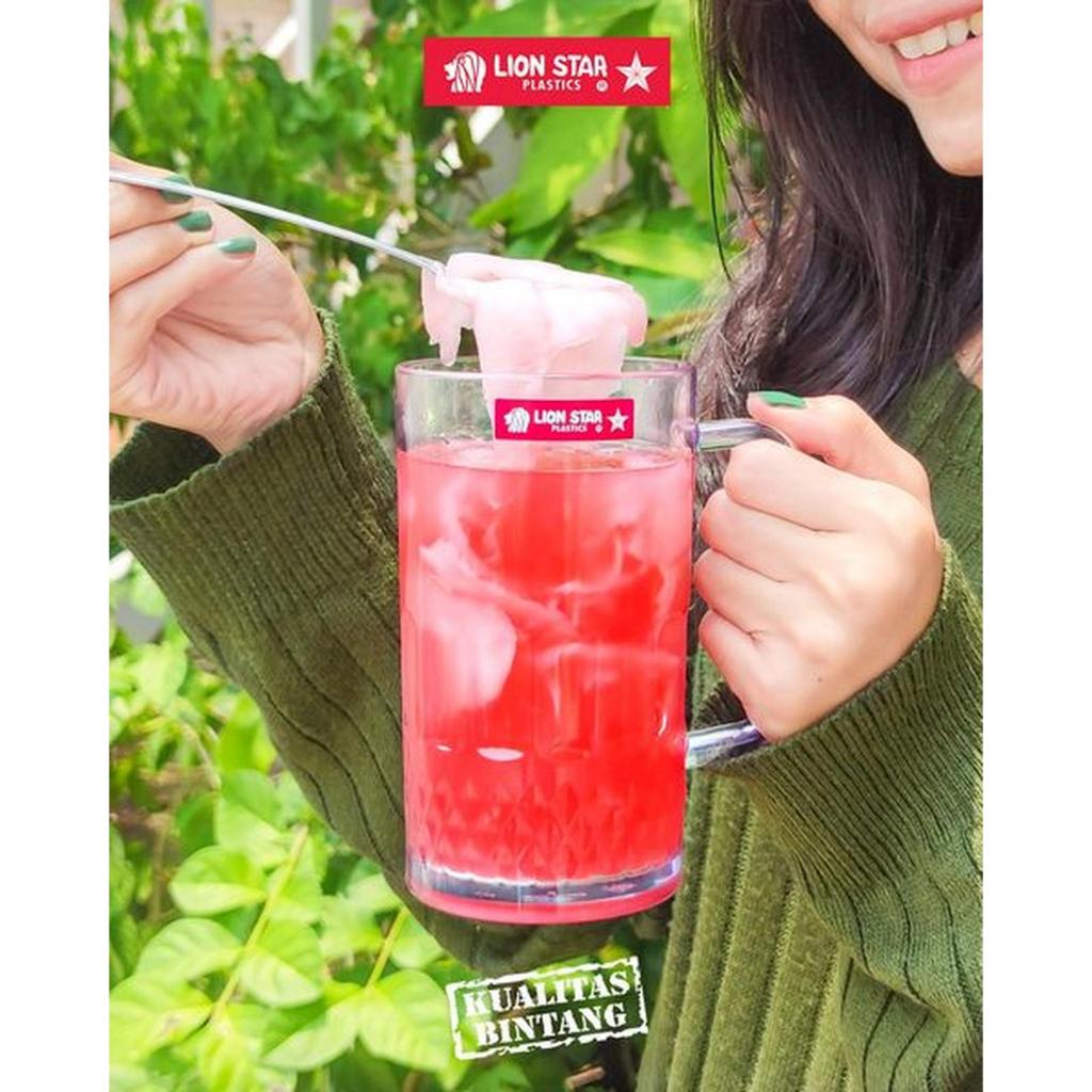 LION STAR Gelas Plastik Fresco Glass 450 ml GL-87 GL-87 Gelas Minum Lion Star FRESCO 450mL Akrilik A