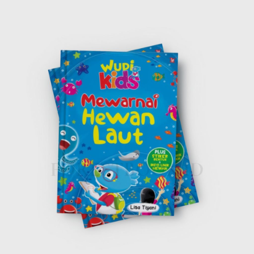 Buku Wudi Kids Mewarnai Hewan Laut