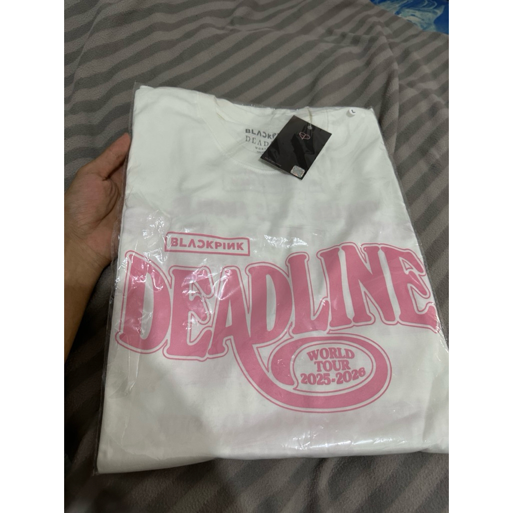 BLACKPINK DEADLINE OFFICIAL MERCH TSHIRT SERIF TEE