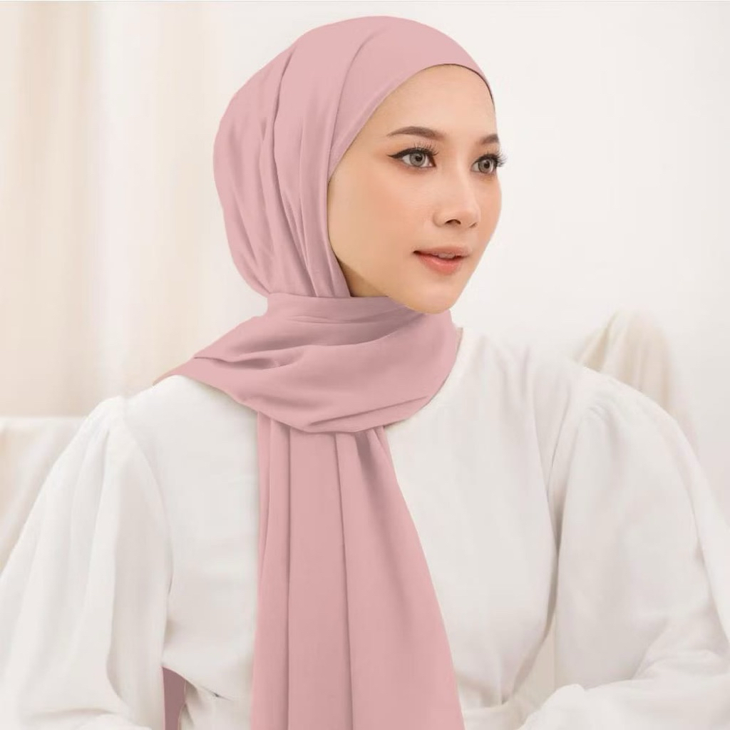 Pashmina Ceruti Babydoll Premium/ Pashmina Ceruti Pengantin / Hijab Ceruti / Hijab Pengantin Ceruti 