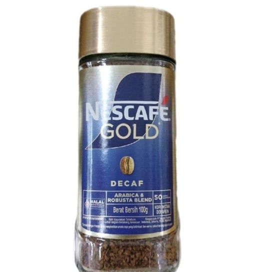 Nescafe Gold Blend Decaf Arabica & Robusta Blend 100 Gram / Arabica 200 Gram