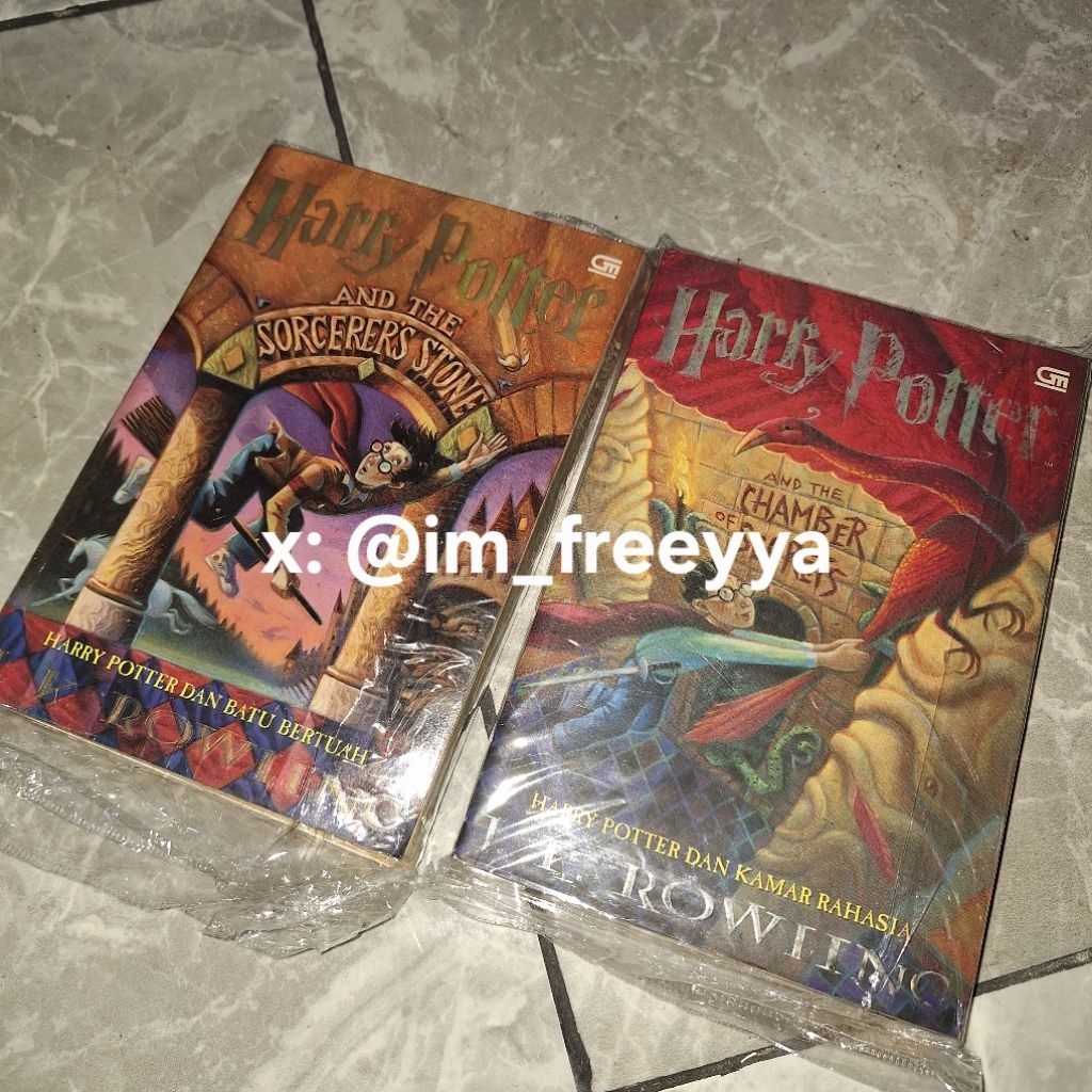 preloved novel harry potter dan batu bertuah // preloved novel harry potter dan kamar rahasia // bac