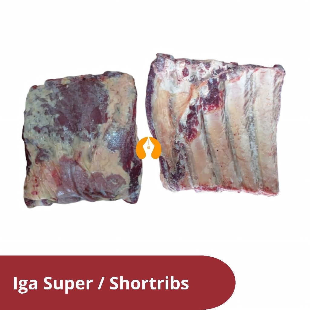 Iga Sapi Super Daging Tebal Shortrib 1kg