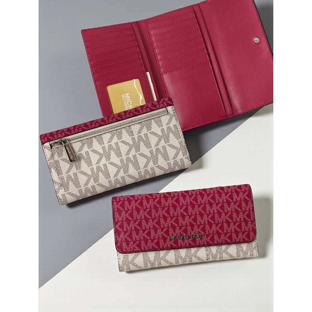 dompet panjang cewek michael kors pink loka002 ready stock