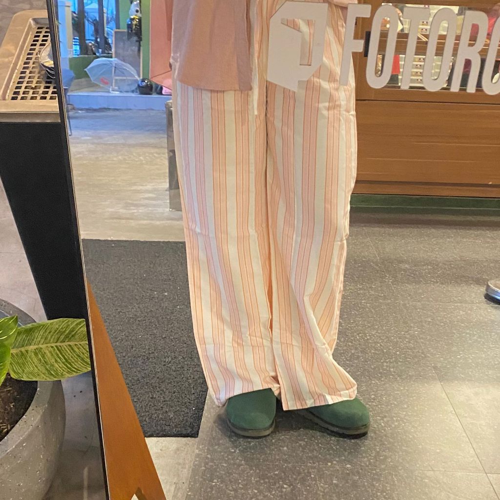 COLORPLAY STRIPE PANTS || Stripe Pants || Celana Kulot Salur || Kulot Salur Garis || Kulot Pastel