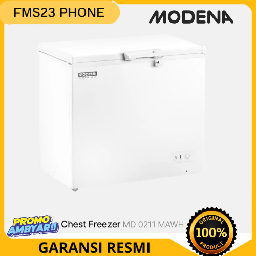 FREZER MODENA KAPASITAS 200L Chest Freezer - MD 0211 MAWH GARANSI RESMI