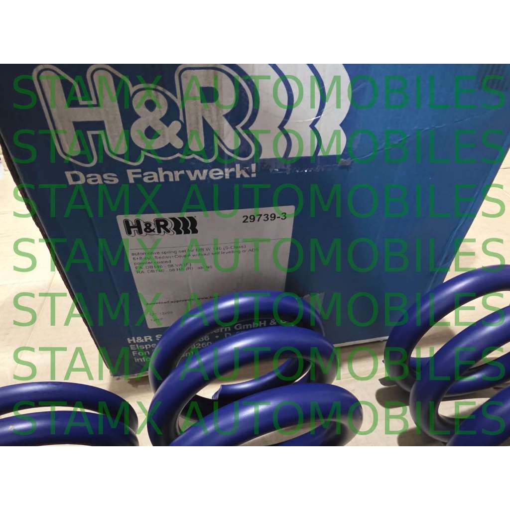 Per Ceper / Lowering Spring ORIGINAL ASLI merk H&R Germany Mercedes S-Class W140 tahun 1995 - 1999 6