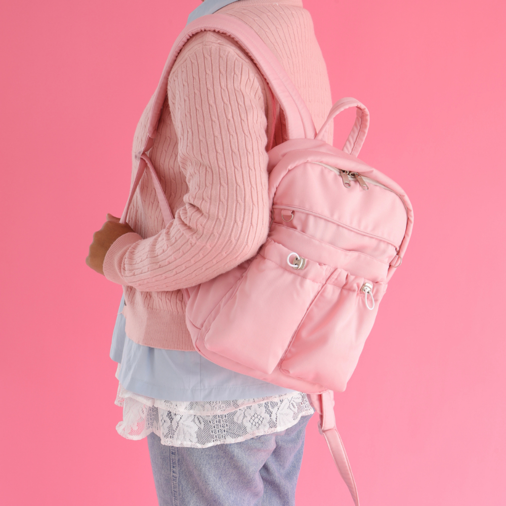 (New) Palette - Mitzy Mini Backpack | Tas Ransel Mini - Tas Wanita - Ransel Lucu - Tas Sekolah - Bac