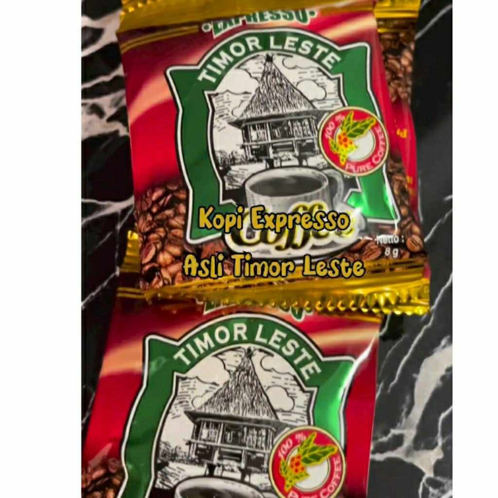 Kopi Expresso Timor Leste Kemasan 8 Gram Kualitas Asli Premium Ekslusif Di Impor Dari Timor Timur