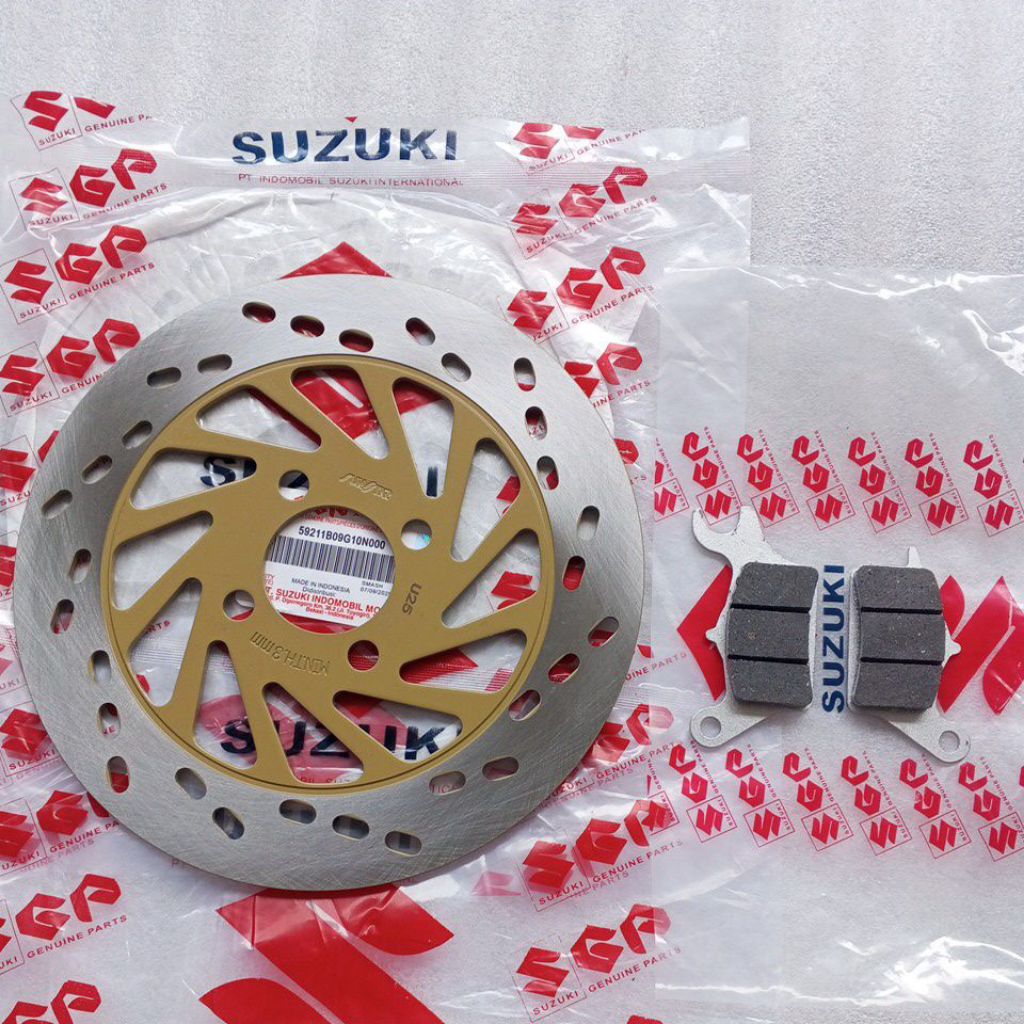 Piringan cakram asli Baja + Dispad ORI Suzuki Hayate, Shogun Axelo, Smash Titan, shooter