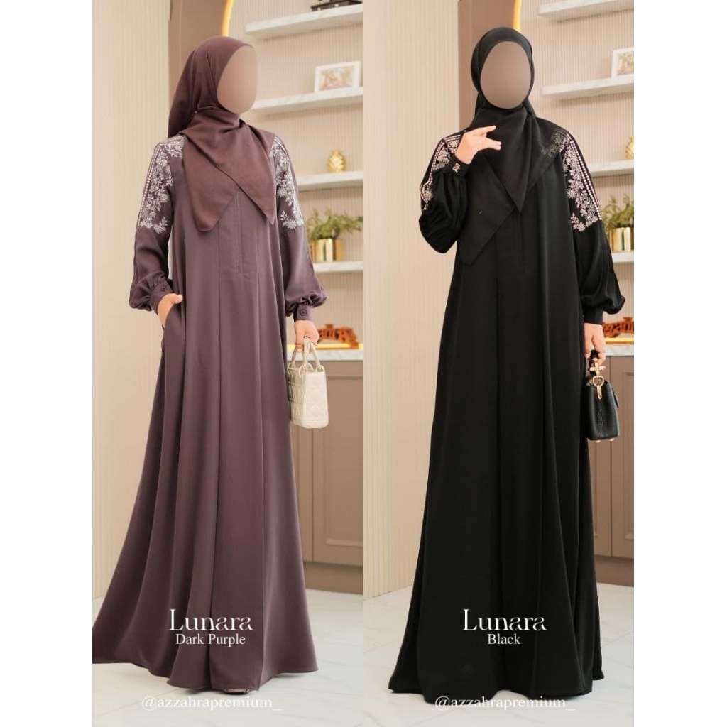 LUNARA DRESS By Azzahra Premium Syari