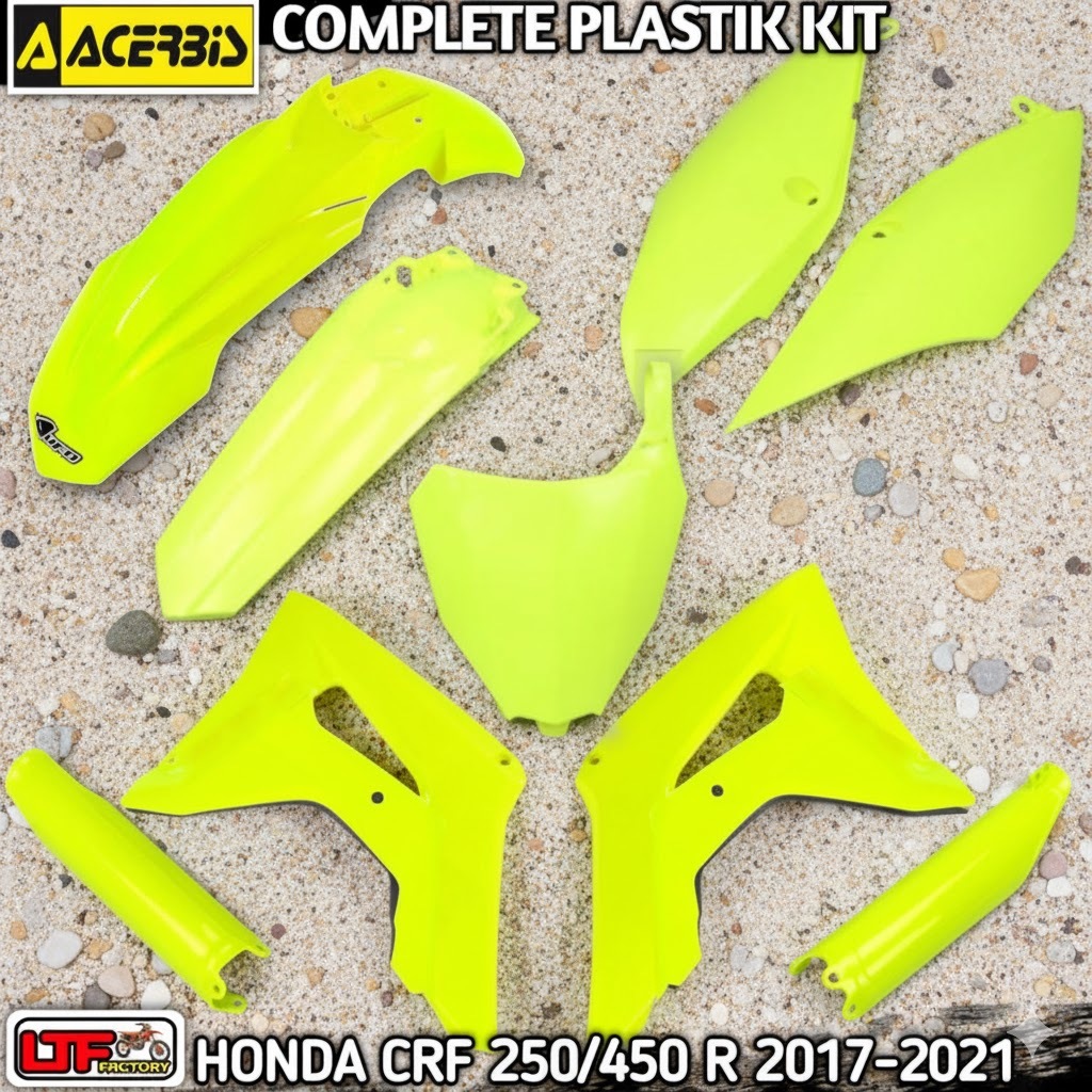 HONDA CR - CRF 250 450 F R 2017 2018 2019 2020 2021 - ACERBIS COMPLETE PLASTIK KIT - COVER BODY FULL