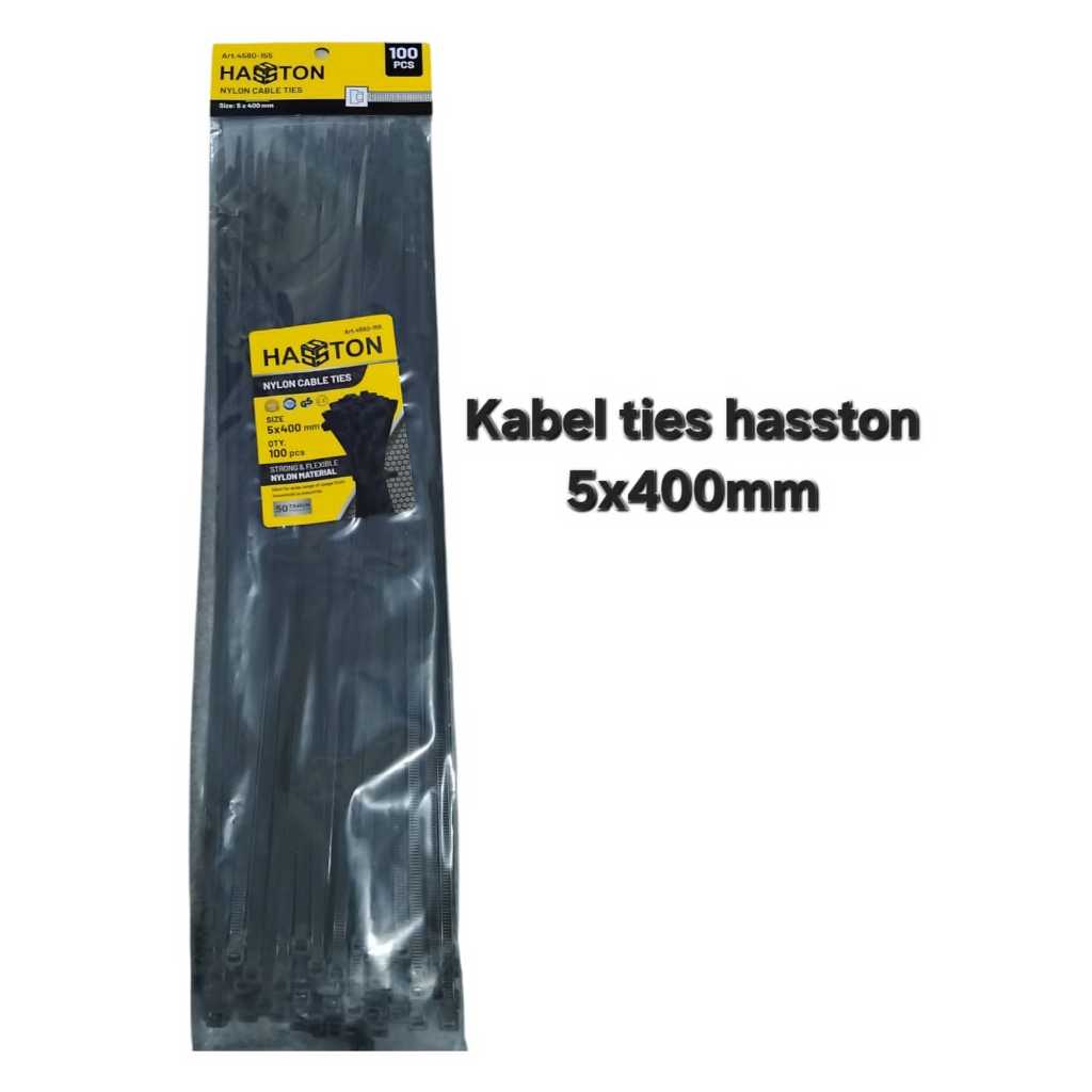 Kabel Ties 5x400 mm 100 pcs Hasston / Kabel Tis 40 cm