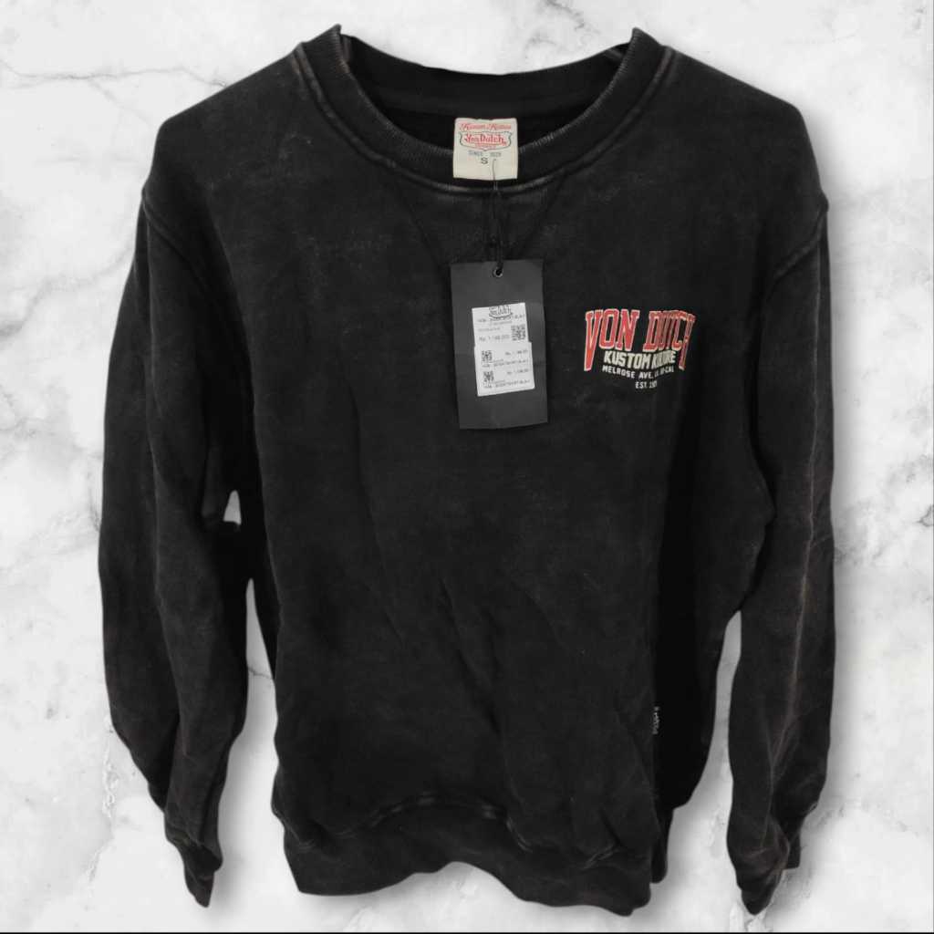 Sweater Crewneck Unisex 1439 Von Dutch Original | Kaos Lengan Panjang Original Branded Mall