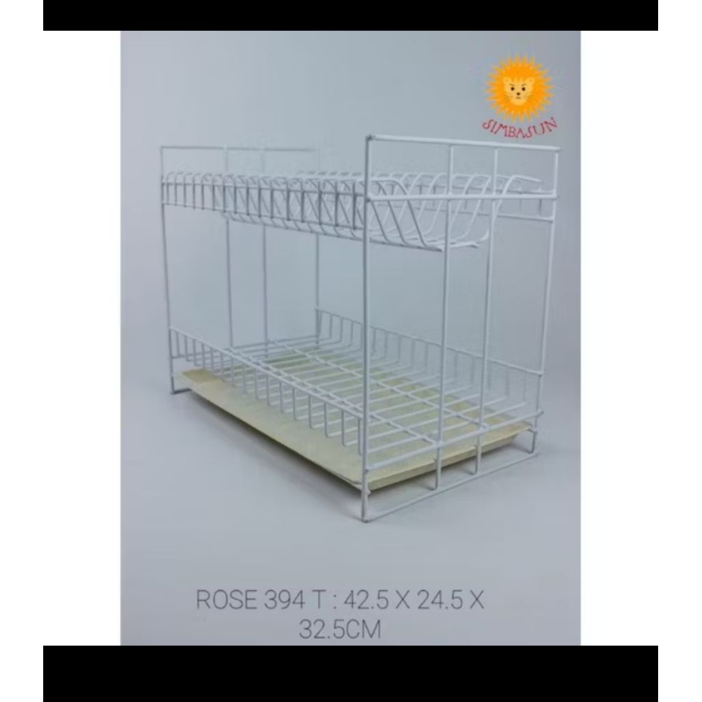 RAK PIRING KAWAT SUSUN 2 RAK ROSE 394 T