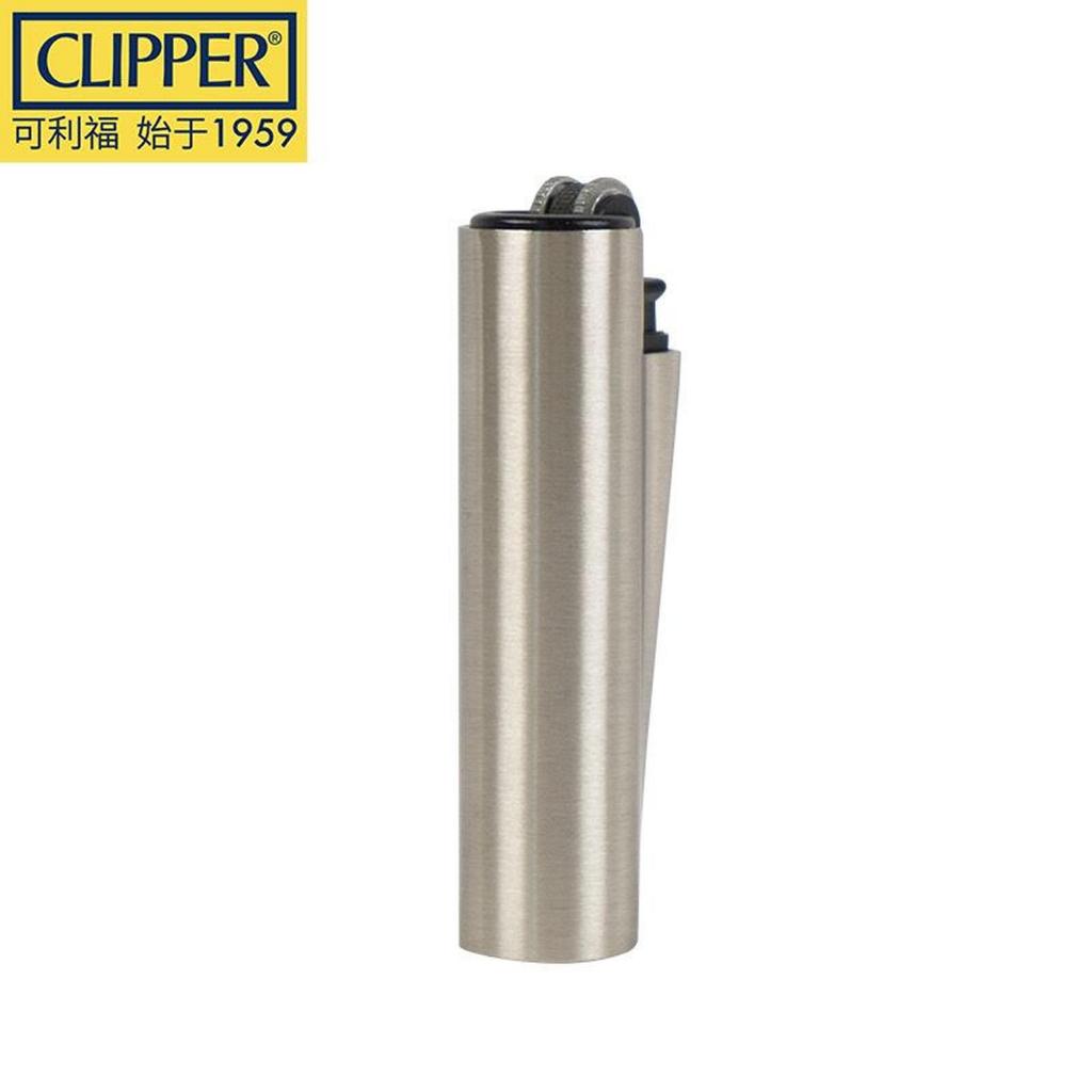 Korek Api Roda Api Gas Clipper Silver Metal CP-22