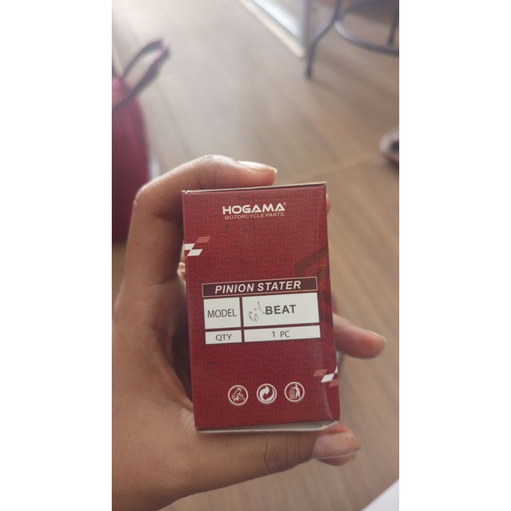 Pinion granat assy stater vario beat karbu beat fi vario 110 fi scoopy spacy ori HOGAMA