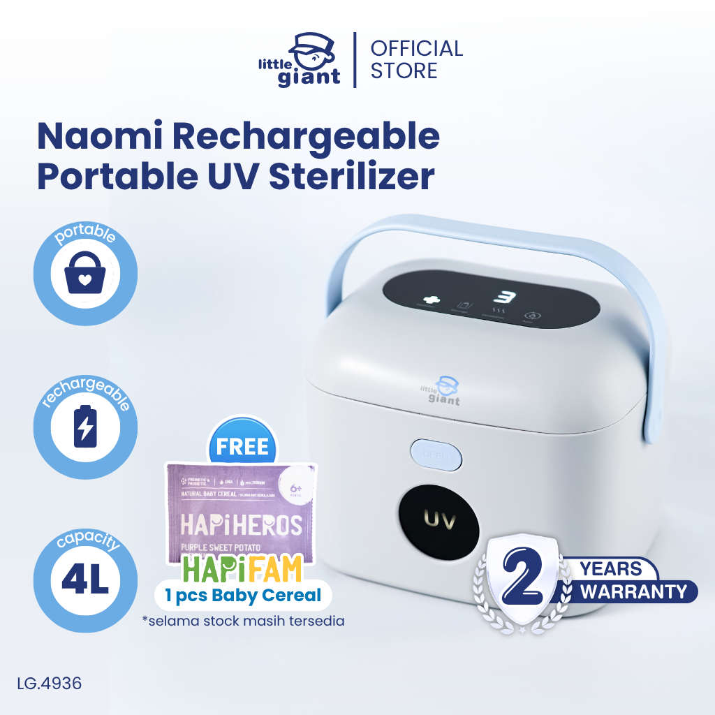 Little Giant Naomi Rechargeable UV Sterilizer & Dryer - LG 4936