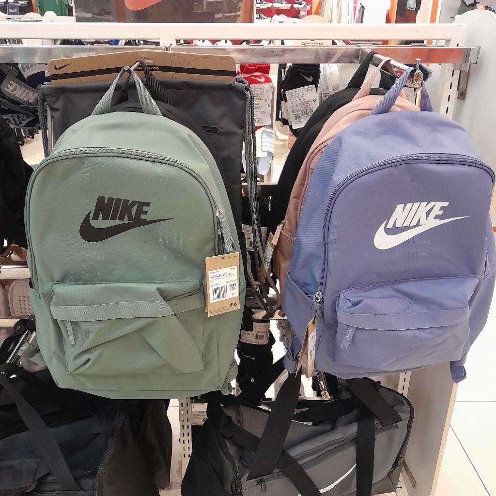 TAS RANSEL NIKE ORIGINAL BACKPACK UNISEX ( BLUE & GREEN )