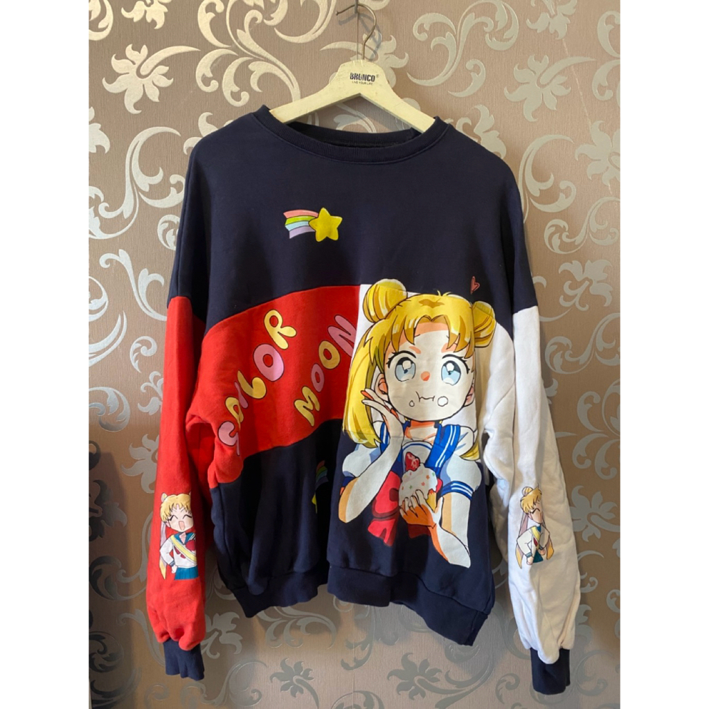 Crewneck 3tone sailormoon