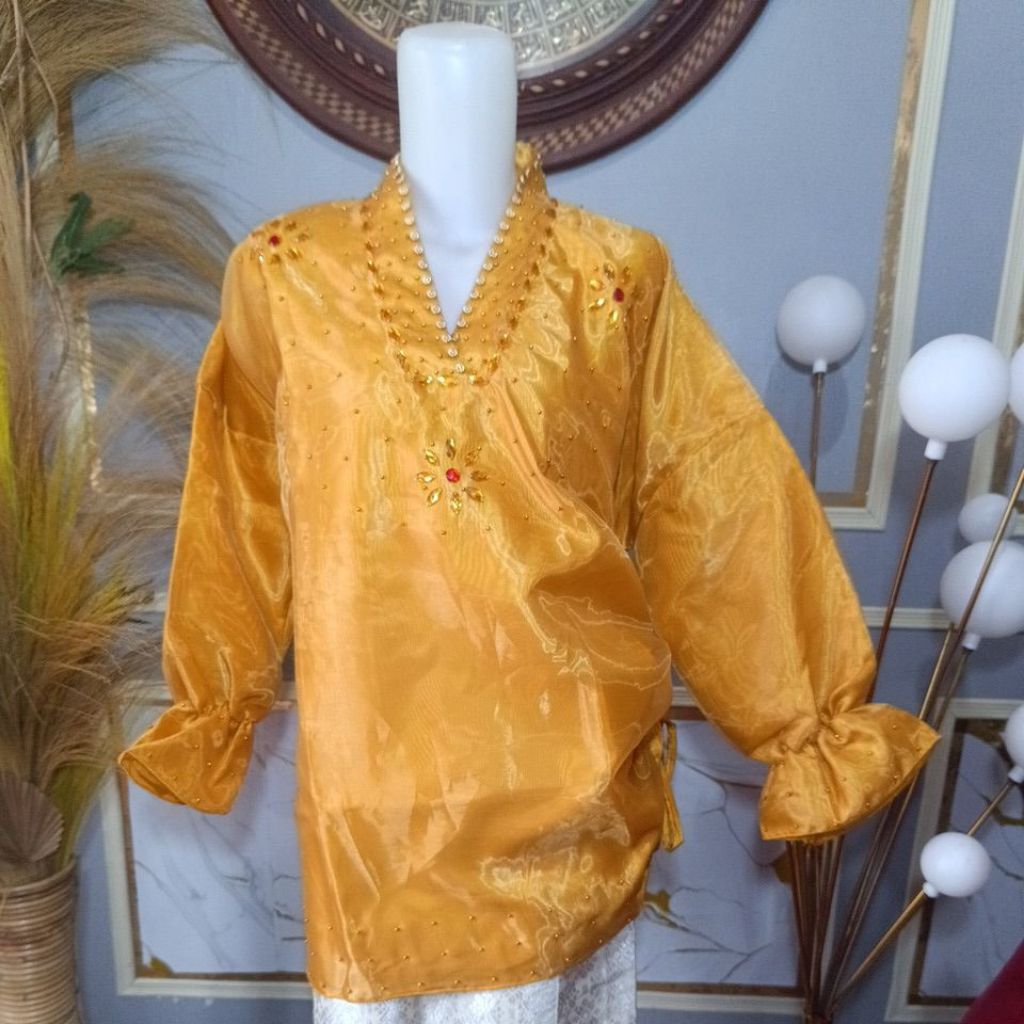 Baju Bodo/Baju Tokko/Baju Adat Bugis/Makassar/Baju Bodo Organza/Baju Bodo Modern/ Baju Tradisional B