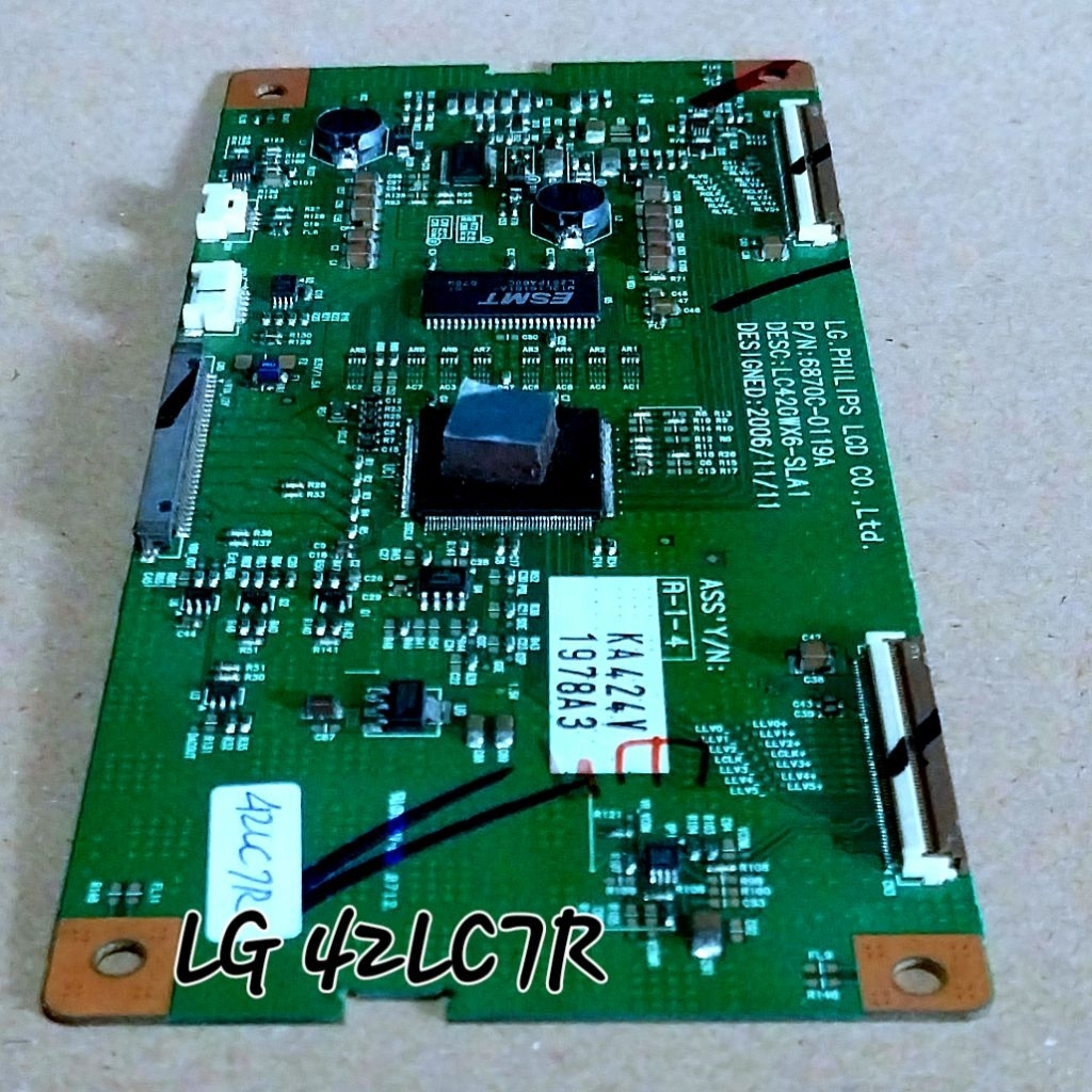 TCON LG 42LC7R ORIGINAL TCONBOARD LOGIGBOARD BOARDLOGIG
