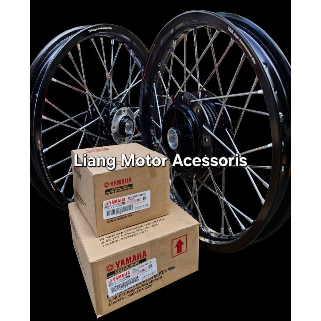 Sepaket Velg Jari2 TDR Ring 17 Tromol Original Yamaha RX-King/RXZ/RXK/RX-King Special. Bonus Rakit D