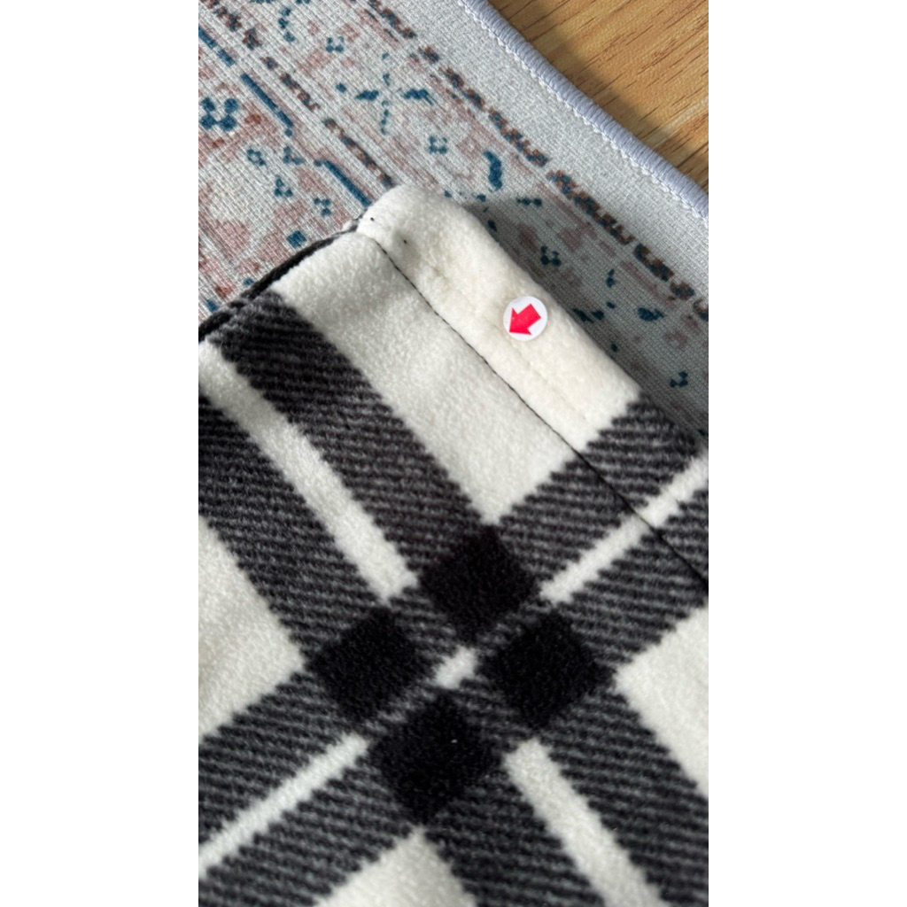 DEFECT SALE - Plaid Shirt Jacket - Oxford Plaid Jacket - Plaid Boxy Jacket