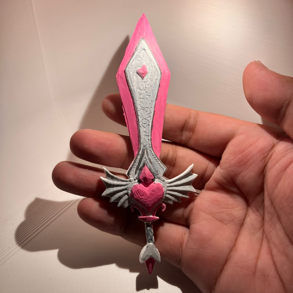 Ganci Heartblade Mainan Murder Mystery 2 3d Mm2 Figure