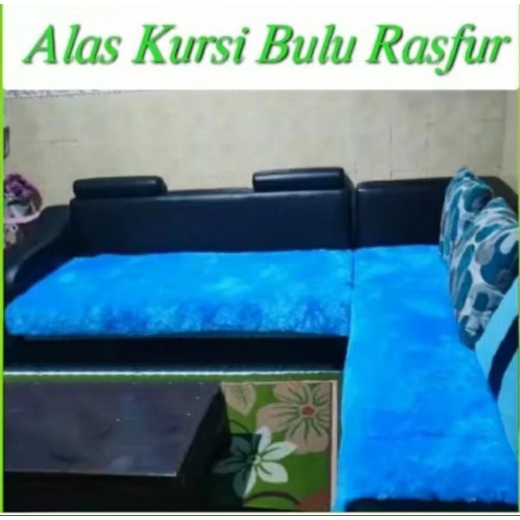 COVER ALAS SOFA BULU RASFUR 85×100/ALAS SOFA BULU LEMBUT HALUS KEKINIAN