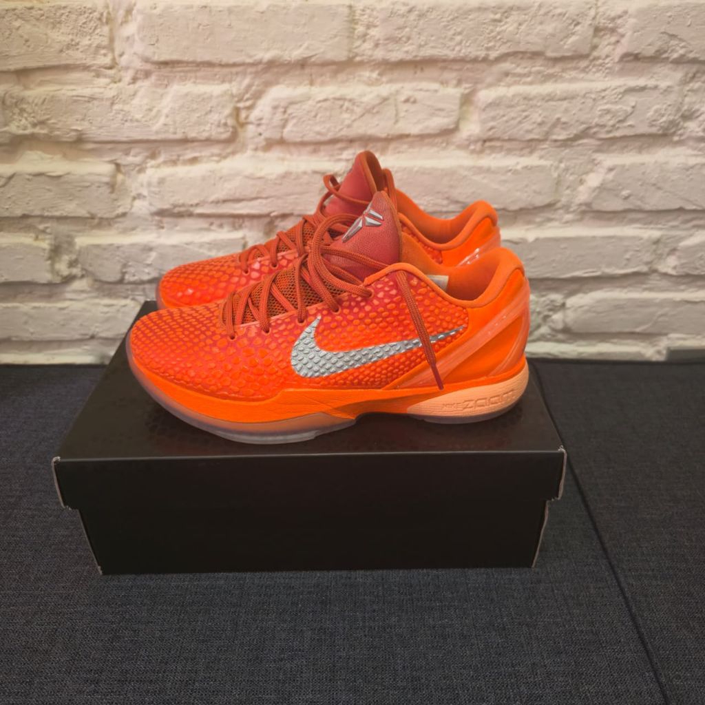 KOBE 6 PROTRO ALL ORANGE 1000% ORIGINAL LIKE NEW