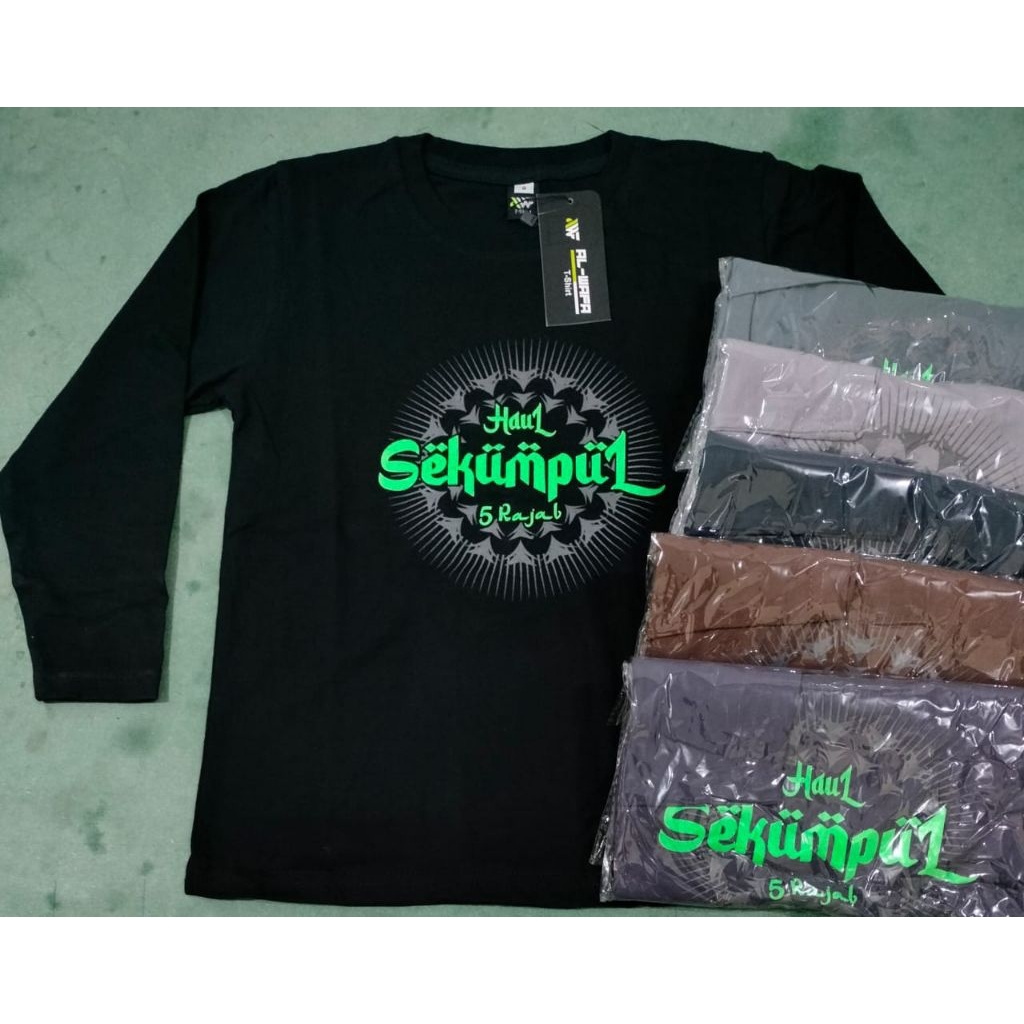 Baju Kaos Haul Abah Guru Sekumpul Martapura Terbaru 1446  Ke 20 Rajab 2025 Kaus Haul Sekumpul Al-Waf
