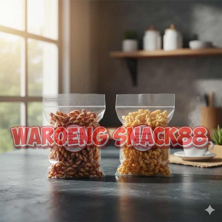 Kue Cemilan Kering Renyah Tambang Untir-Untir Kue Tambang Kemasan 250G / Kue Tambang Original Coklat