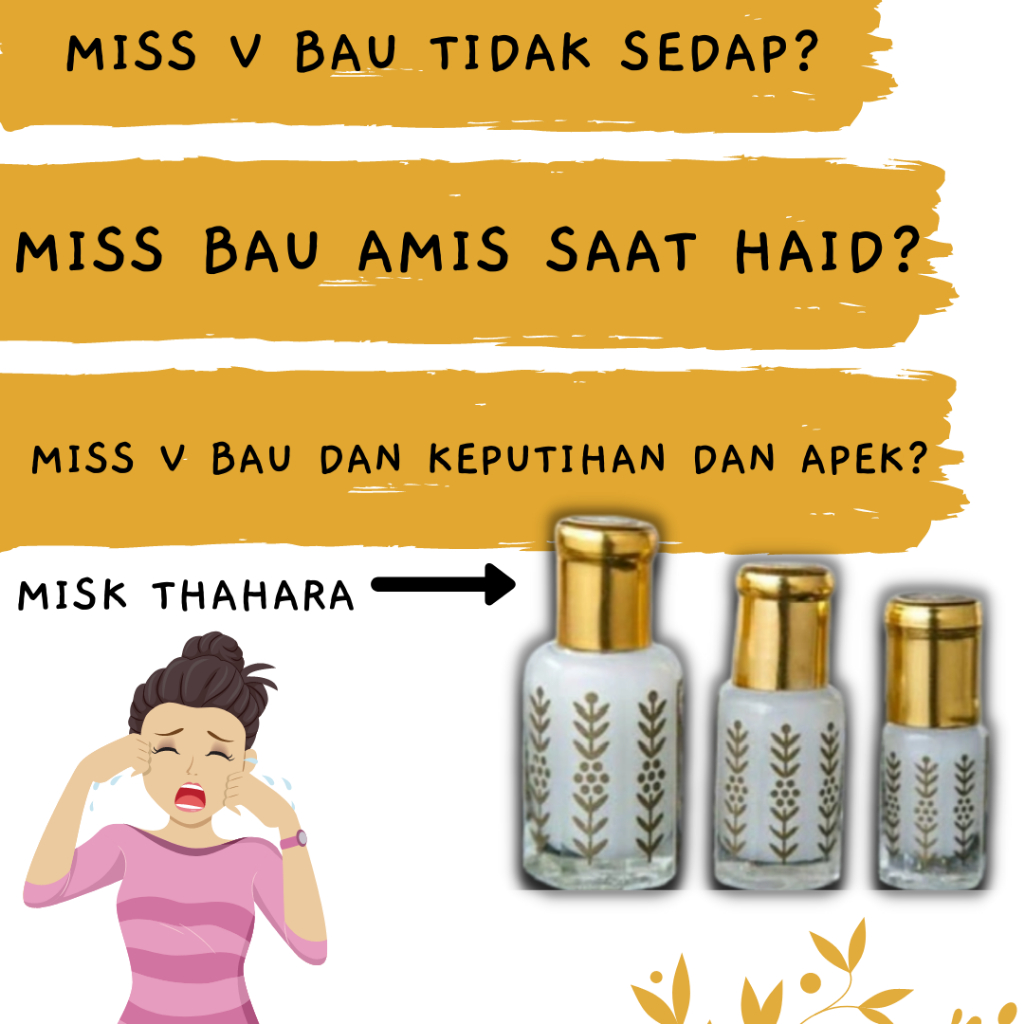 Misk Thaharah Misk Thaharah Misk Thaharah Misk Thaharah 100% ORIGINAL Parfum Miss V 3ML |KS