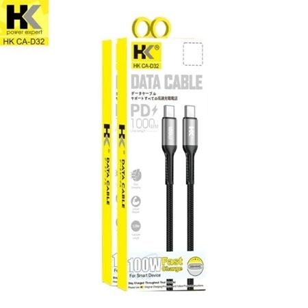 HK Kabel Data Fast Charging 100W Type C Cable Data