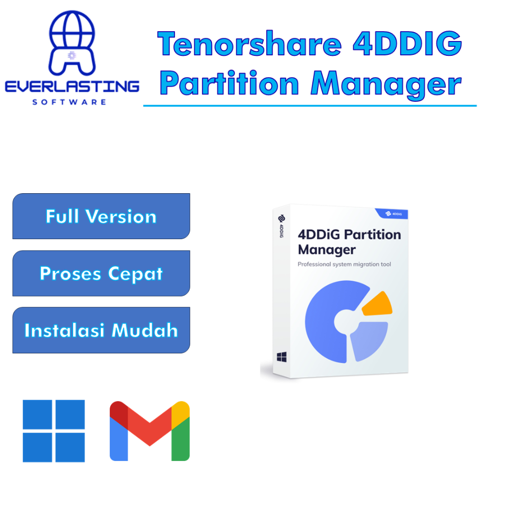 Tenorshare 4DDIG Partition Manager Full version Software Manajemen Partisi Full Lisensi Lifetime
