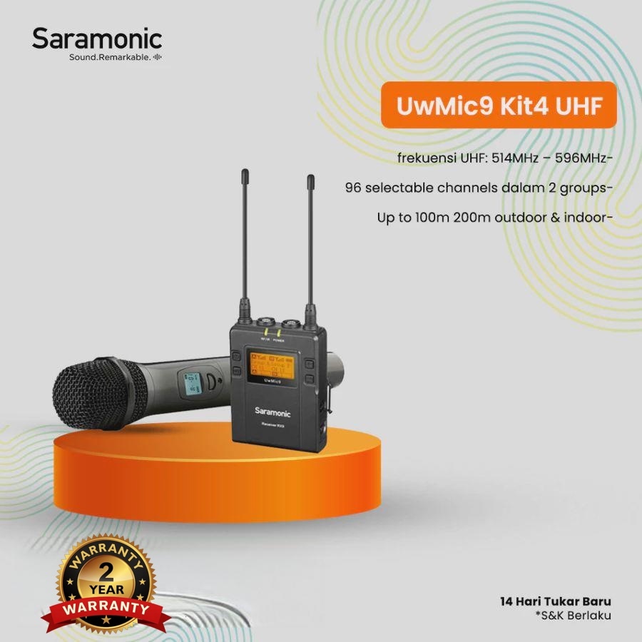 Saramonic Microphone UwMic9 Kit4 UHF Wireless Lavalier Mic System
