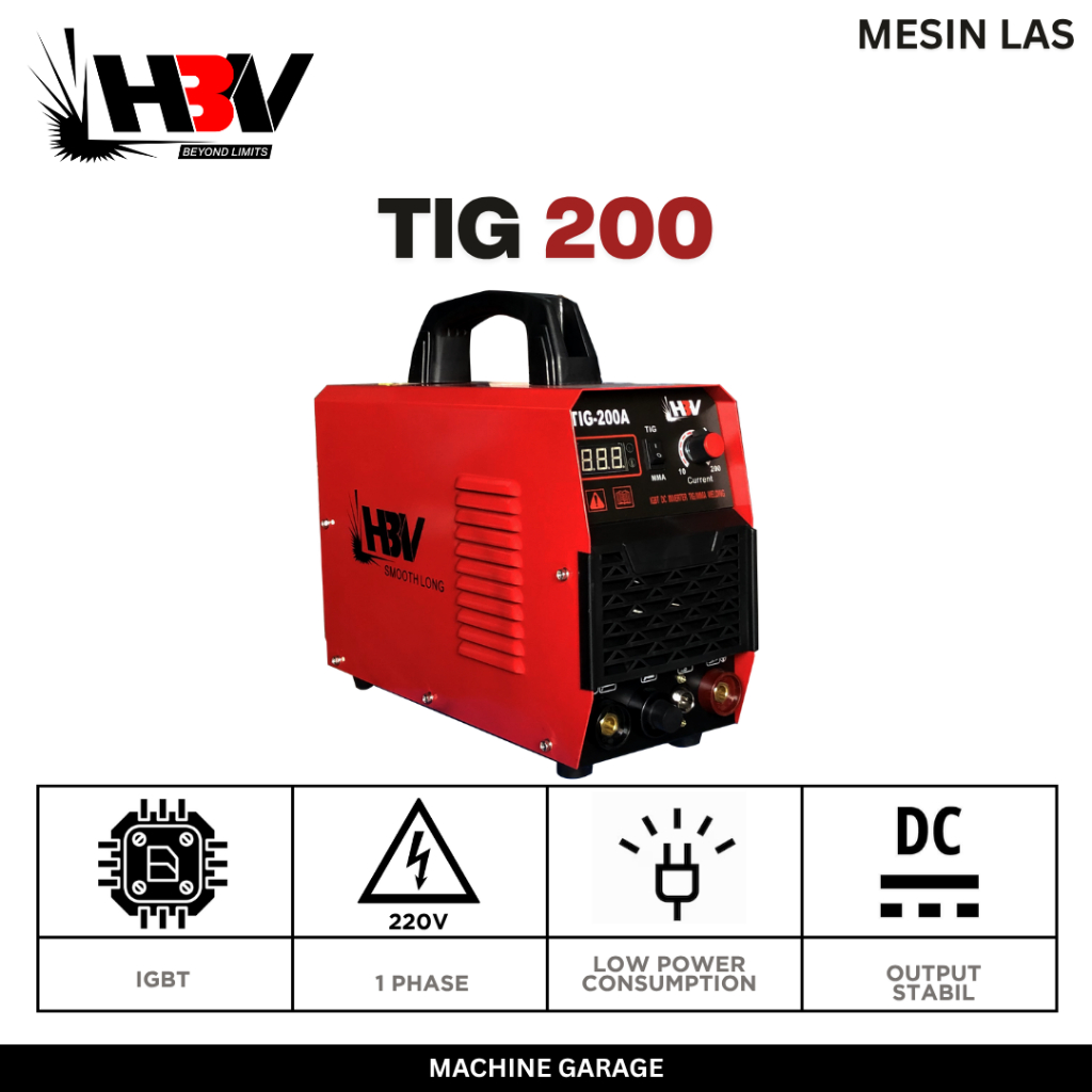 Mesin Las Tig 200 HBV